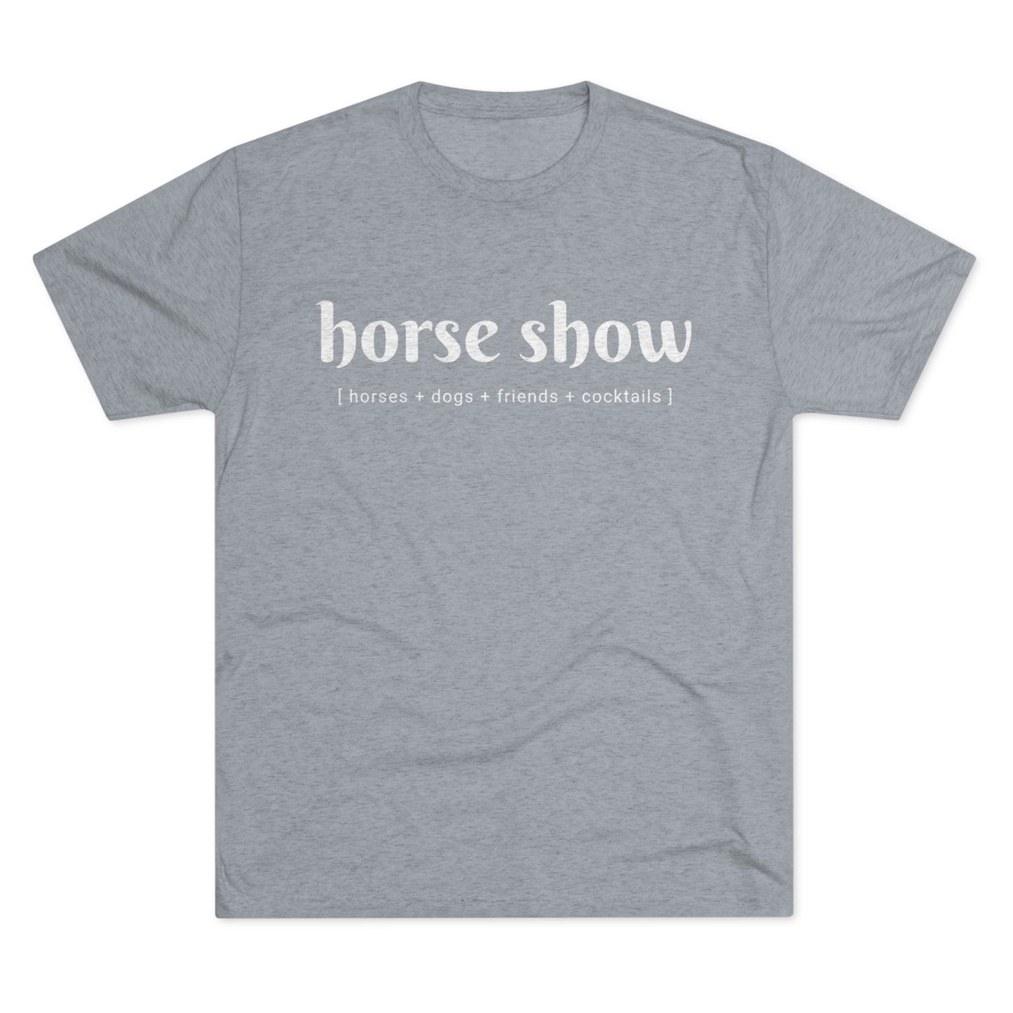 Horse Show in Heather Gray