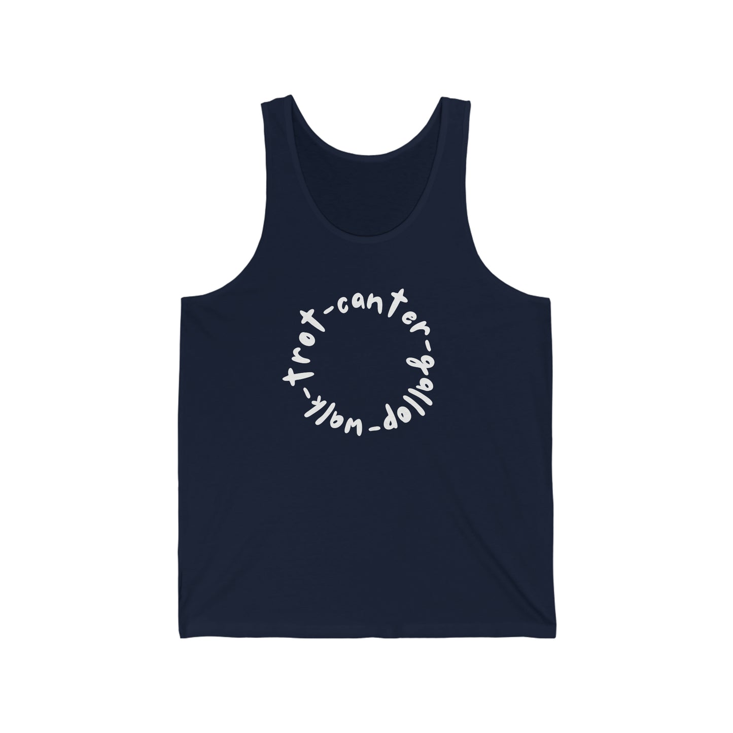 Walk Trot Canter Gallop Jersey Tank