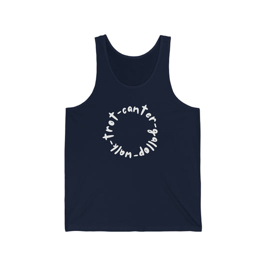 Walk Trot Canter Gallop Jersey Tank